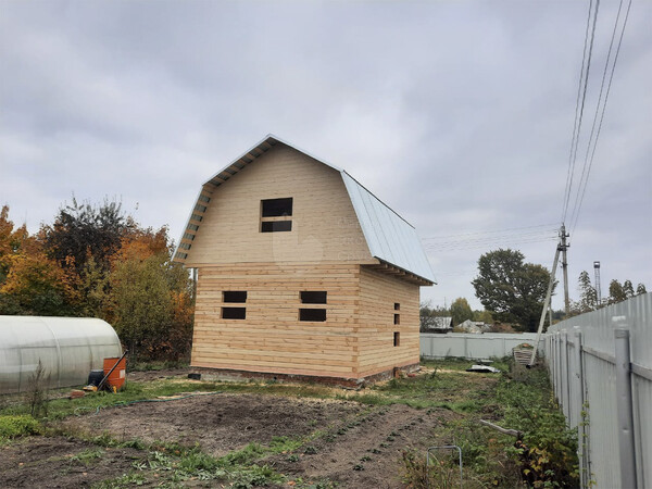 Дом из бруса 6×8 в Шатурском районе, с.Димитровский погост