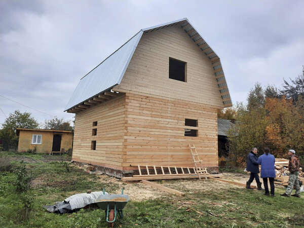 Дом из бруса 6×8 в Шатурском районе, с.Димитровский погост