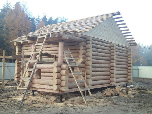 Баня 6x6 в Ногинском районе, д. Полтево