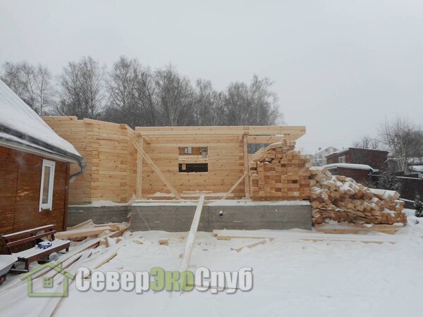 Дом по проекту БД-47 в Подольском р-не д. Сынково