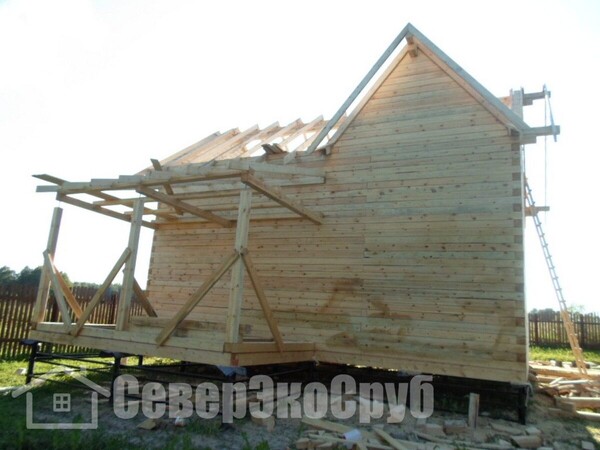 Дом из бруса 6×9. Калужская обл., г.Таруса