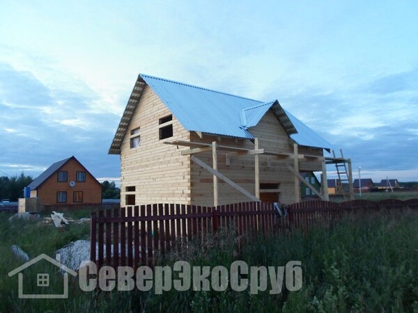 Дом 6×9 из проф. бруса в Раменском р-не