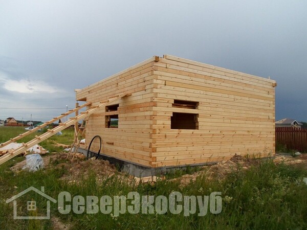 Дом 6×9 из проф. бруса в Раменском р-не