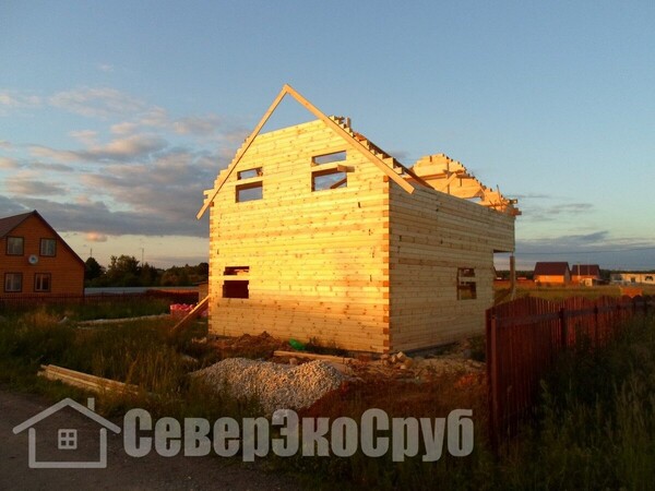 Дом 6×9 из проф. бруса в Раменском р-не