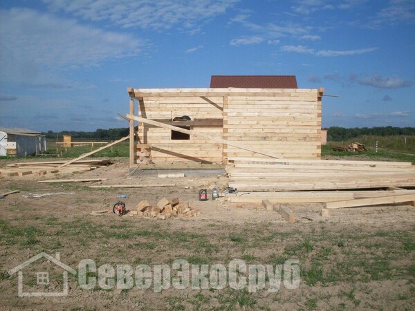 Дом из бруса 7×8. Волоколамск