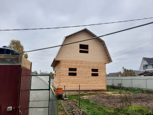 Отзыв о строительстве дома из бруса 6х8 в Шатурском районе, с. Дмитровский погост.