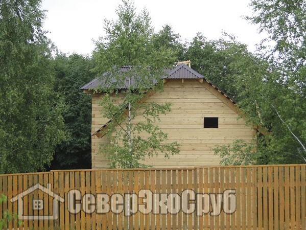 Дом из бруса в в Переславском районе, Ярославской области,д. Ивановское.