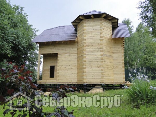 Дом из бруса в в Переславском районе, Ярославской области,д. Ивановское.